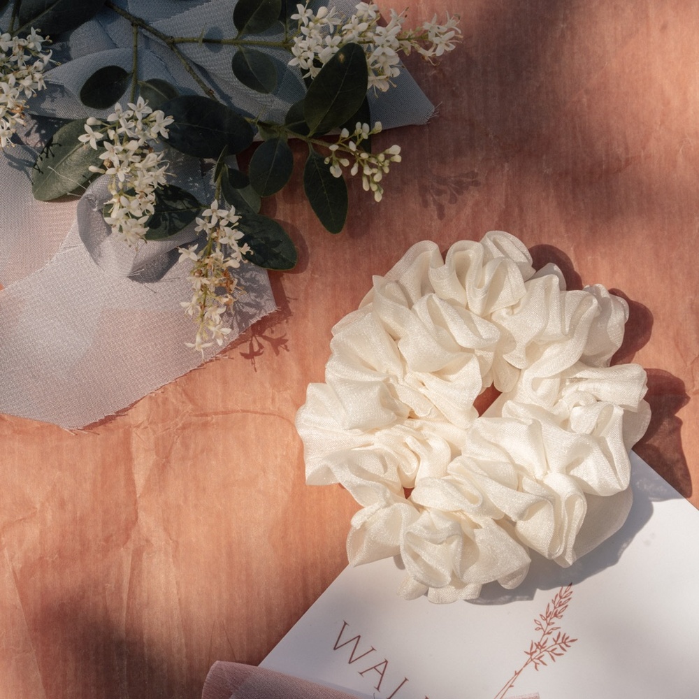NEW Handcrafted Elegant Chiffon Hair Scrunchies